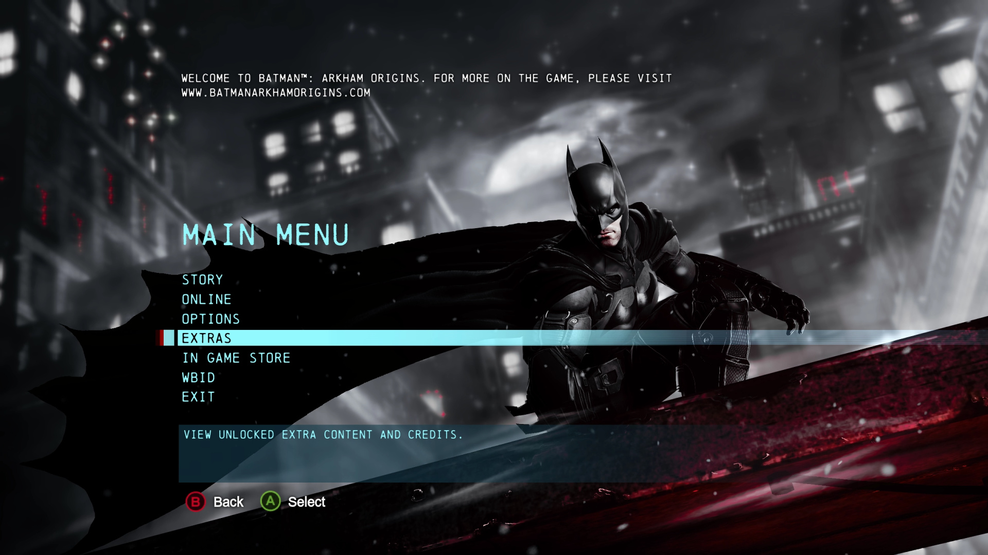 Batman: Arkham Origins | Game UI Database