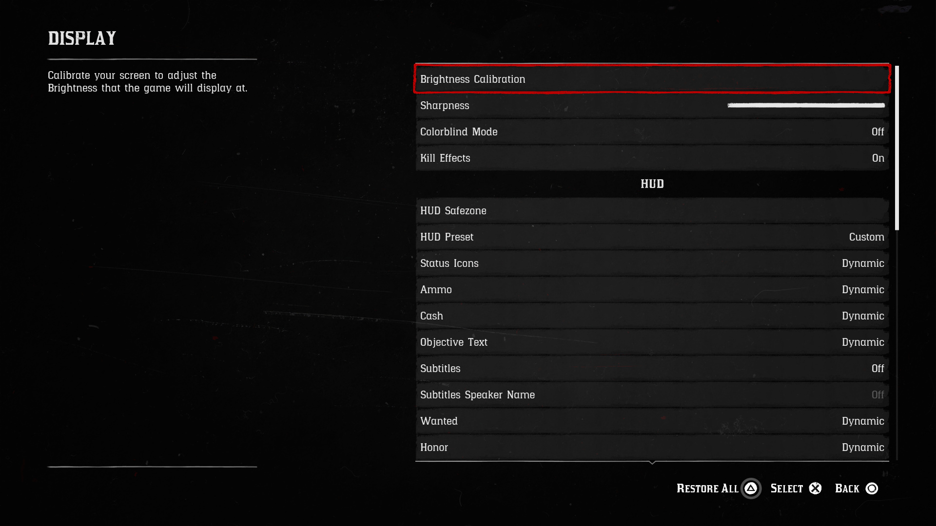 Анализ рдр. Как снять ограничение видеопамяти. Red Dead Redemption 2 interface. Меню настроек Red Dead. РДР 2 Интерфейс.