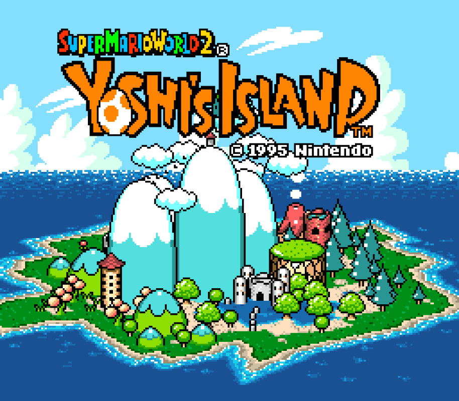SUPER MARIO WORLD 2 YOSHI'S ISLAND - Gameplay do Início! 